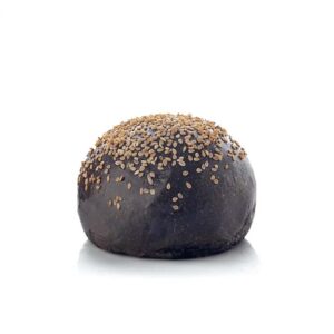 Mini Black Burger Bun Carbone e semi di sesamo
