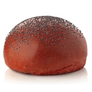 Maxi Red Burger Bun Barbabietola rossa e semi di Papavero