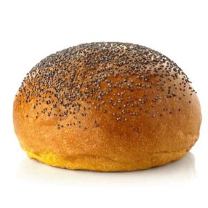 Maxi Yellow Burger Bun Curcuma e semi di Papavero