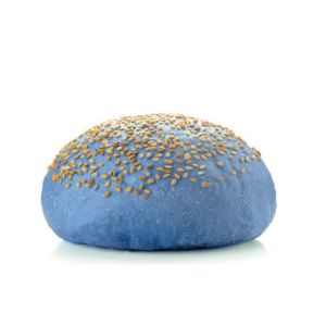 Light blue burger bun semi di Sesamo